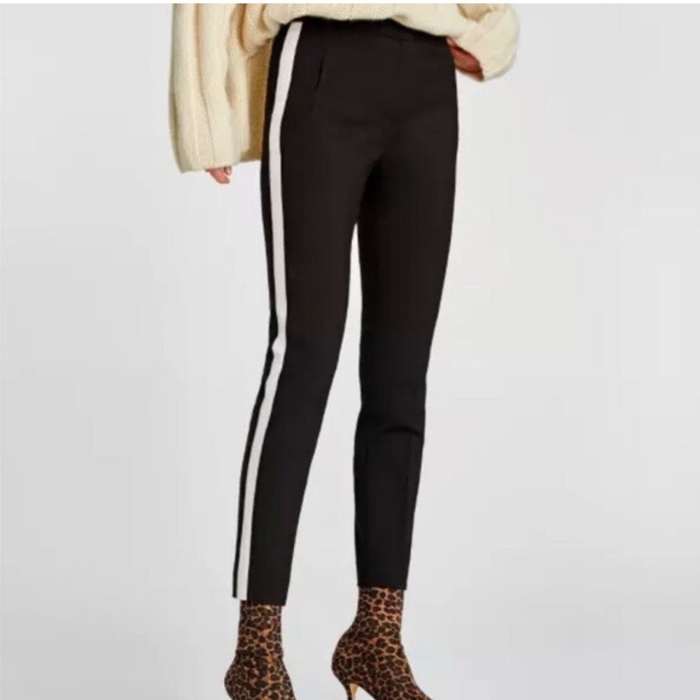 Zara Trafaluc Collection Black and White Women's Pants